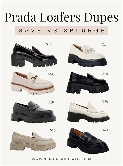 loafers prada dupe|fila prada look alike.